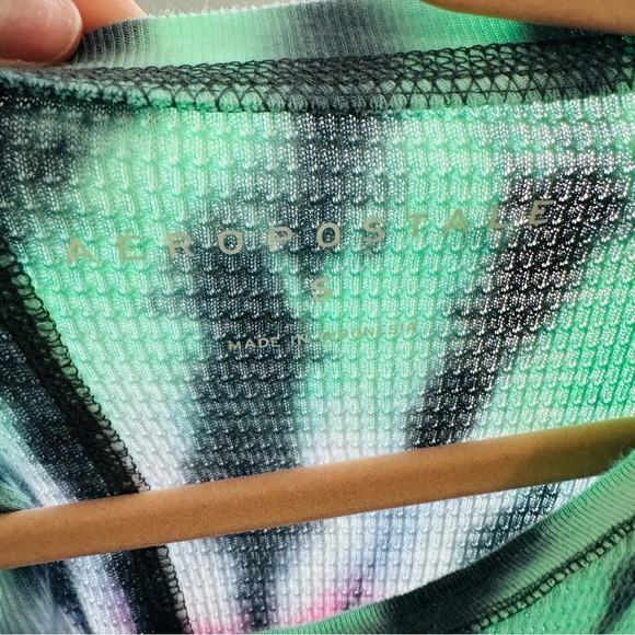 Aeropostale Long Sleeve Tie‎ Dye Thermal Size Small - Picture 7 of 9